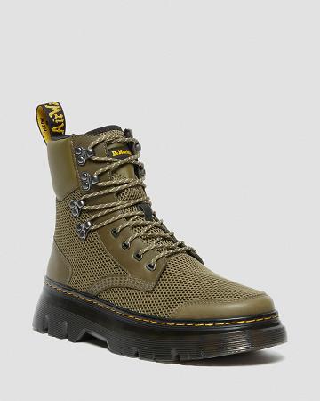 Men's Dr Martens Tarik Toe Guard Utility Ankle Boots Olive / Skin | AU 449YXF